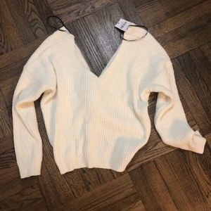 Cream Chenille Sweater